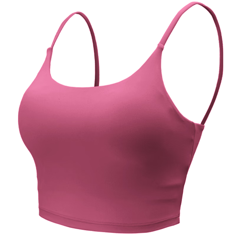 Gigt Sports Bra for Women with Chest Pads, Yoga Bra, Sexy Backless Design, Thin Straps, Fitness Workout Tank Top