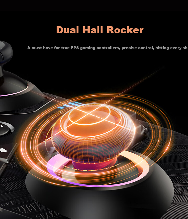 Lenovo S05 Wireless Game Controller Bluetooth Compatible with Xbox, Hall Trigger, Suitable for Switch 2, PC, Mobile Phone, Steam, Rescuer Dual Shadow Qijing Mingmo Yuanxu Zhuyou Black 5