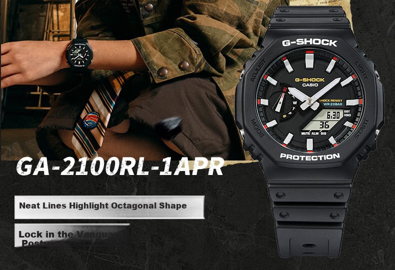 Casio Men's G-SHOCK Watch, Square Digital Sports Watch, Japanese/Korean Style, Gift for Boyfriend, DW-5600RL 9
