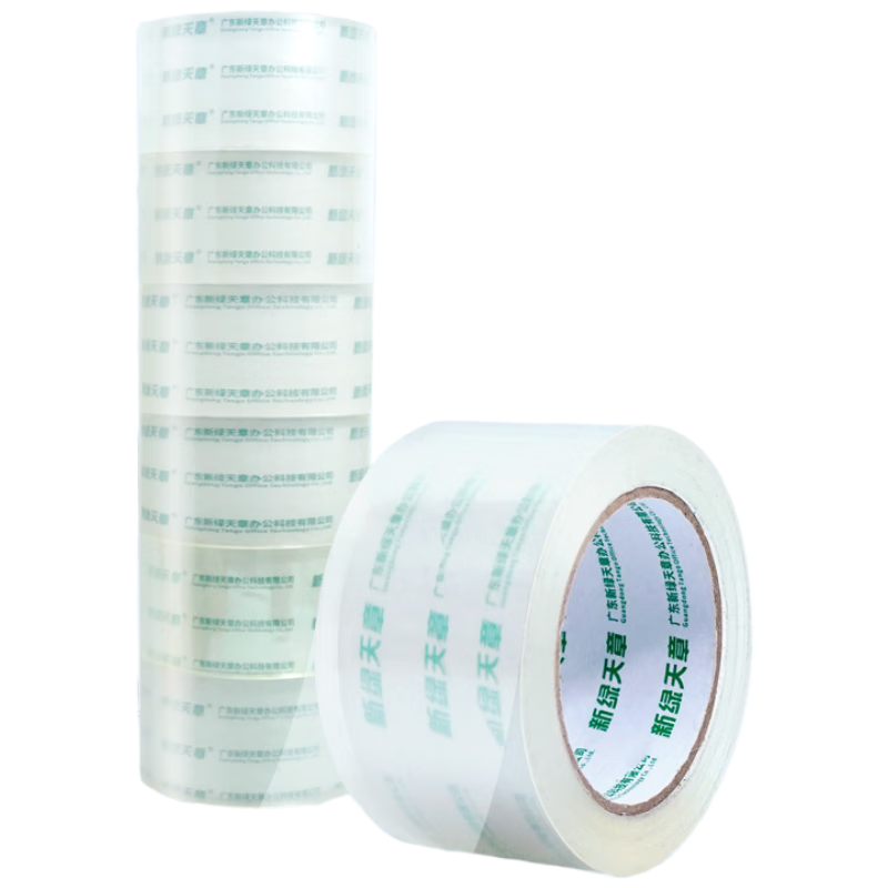 TANGO Ultra-Transparent Tape, 48mm*100y (91.4 Meters)*50um, 6 Rolls Packaged Sealing Tape for Home, Factory, Express Delivery, Logistics, Enterprise Office Stationery Supplies