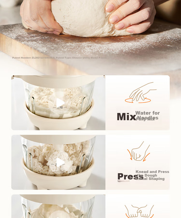 Joyoung Home Use 2.8L Meat Grinder, Smart Dough Kneader, Dumpling Filling Chopper, Vegetable Processor S26-LA586 16