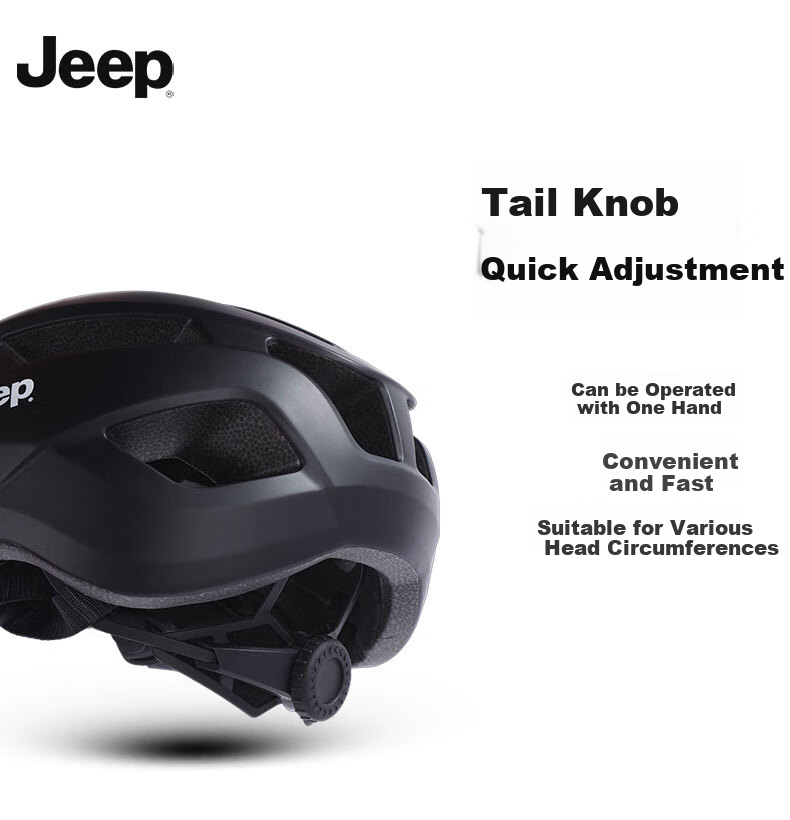 Jeep Integrated Bicycle Helmet with Goggles, One-Piece Molded Design, Unisex Breathable Mountain And Road Bike Safety Helmet 8