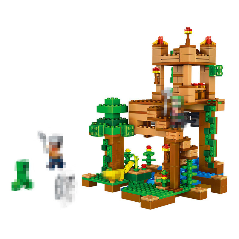 Fun Childhood My World Toy Children's Building Blocks Assembly Cube World Set for Boys and Girls QL0537 8