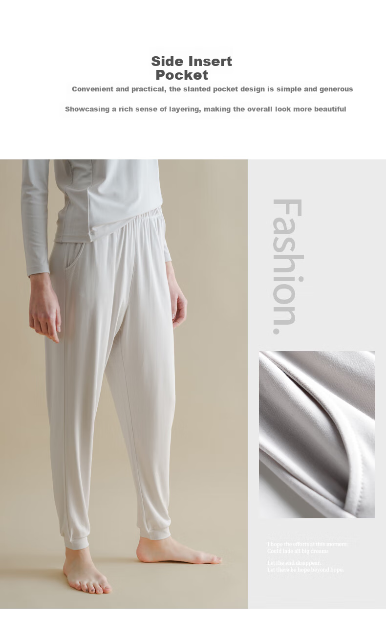 SipianSIPIAN Modal Sleep Pants, Women's Thin Loose-Fitting Long Pants, Pajamas, Casual Loungewear, Trousers for Women, Suitable for Outdoor Wear in Spring And Autumn Seasons 9