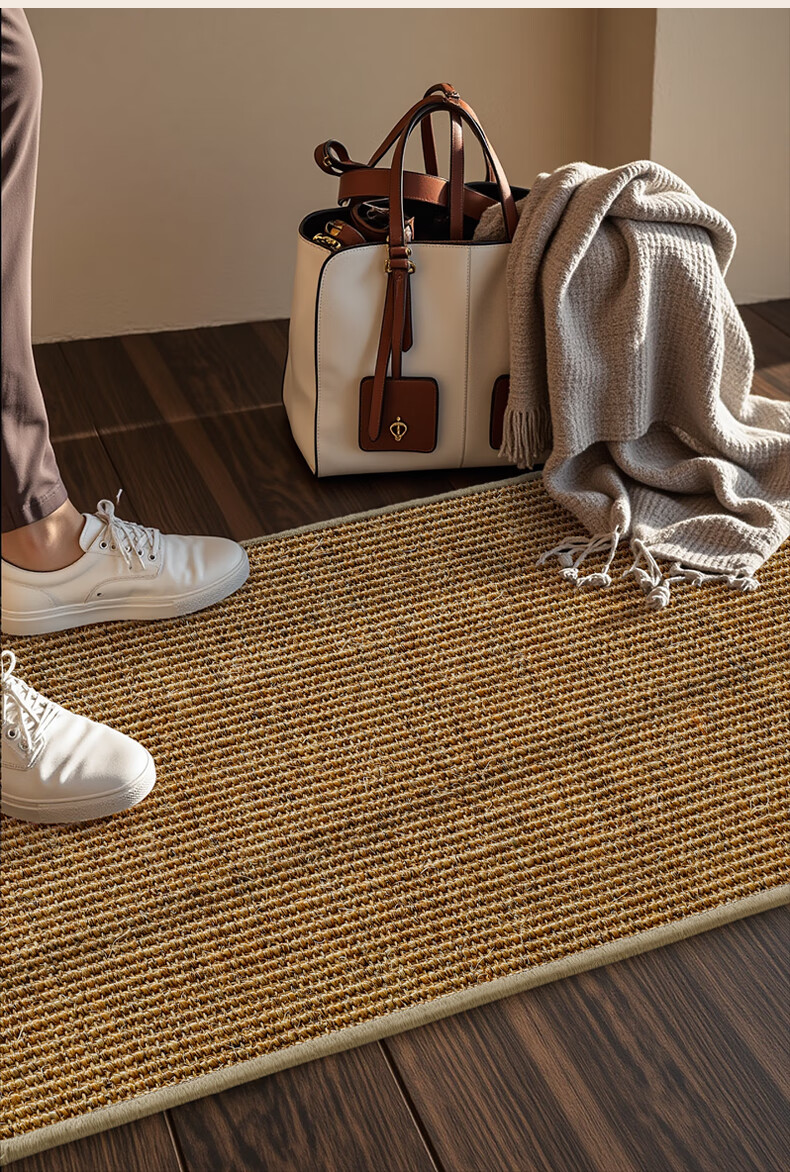 Dajiang Natural Sisal Entrance Mat, Doorway Rug, Foyer Carpet, Handwoven Entrance Mat, 60x90cm 5