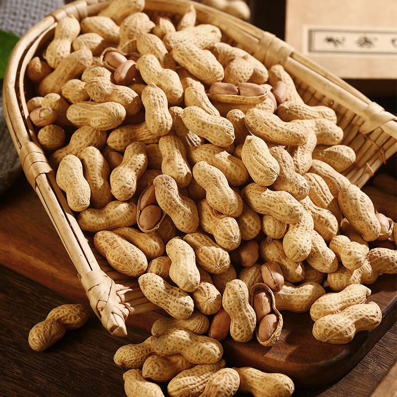 老街口 蒜香味花生420g/袋 坚果炒货休闲零食带壳炒制小花每日坚果年货