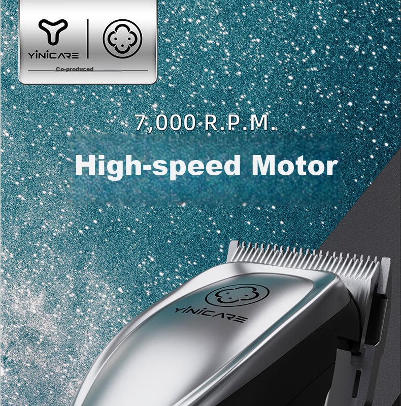 Yier Hair Salon Professional Hair Clipper, Electric Trimmer for Home And Salon Use, Hair Cutting Scissors, Aokemei YLF-001 Graduation Gift 7