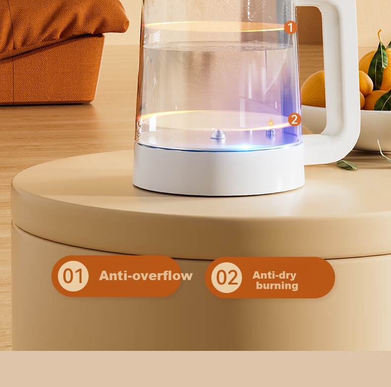 MeiLing Smart Voice Tea Bar Machine for Home Use with Touch Control Color Screen, Office Standing Water Dispenser with Anti-Overflow Electric Kettle, Large Bottom Water Tank MY-M611 Small Fountain 2.0 15