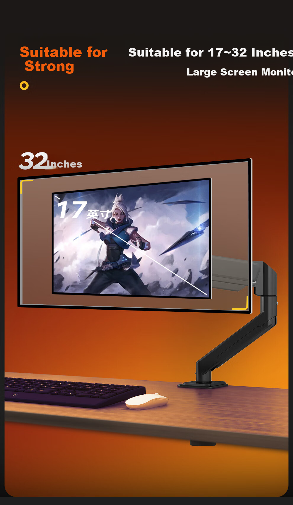 ATSCORE Display Screw Conversion Sticker, No-Hole Display Adapter, 75*75 Display Stand, 22-34 Inch Computer Monitor Mounting Accessory, Invisible Adhesive Sticker 1