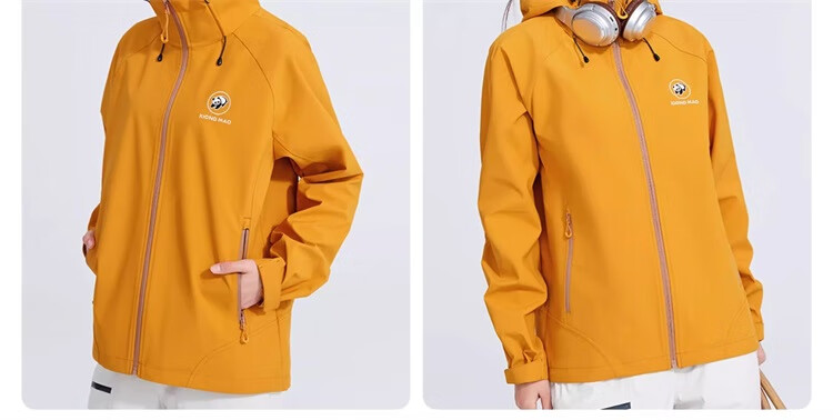 CAMEL Xunye Panda Functional Jacket Unisex Outdoor Mountaineering Coat 31114 Guiyue Blue S 14