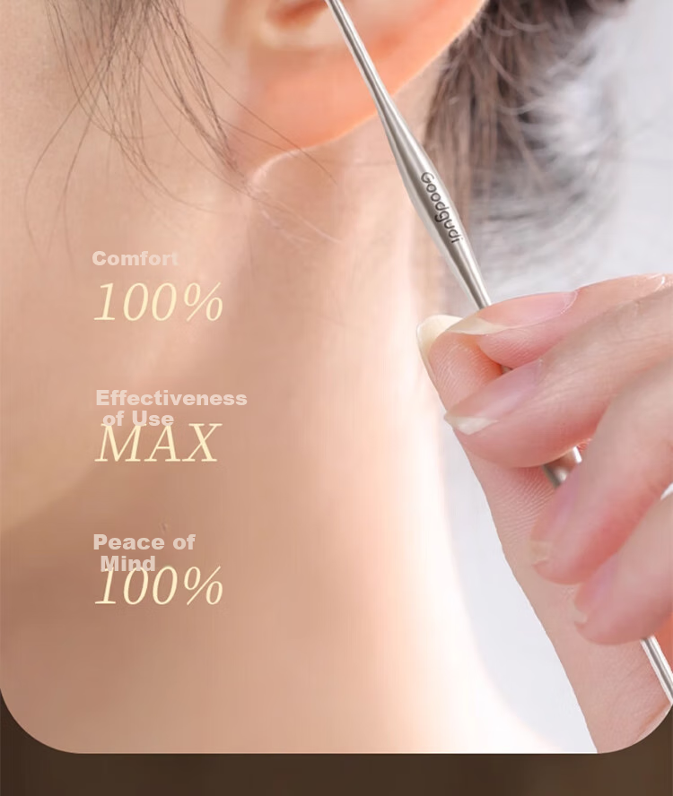 Goood 2-Piece Set, Gentle Double-Ended Ear Pick, High-Quality Smooth Ear Cleaning Tool, Earwax Removal Device 6