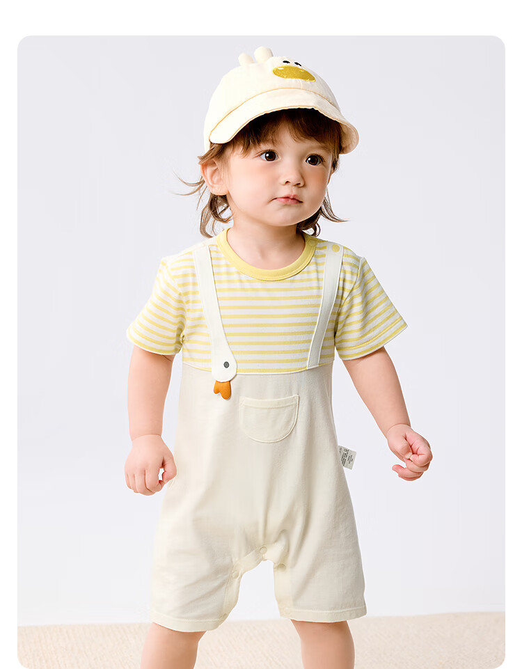 Balabala Baby Newborn Romper Jumpsuit Outfits Summer 2025 [Mall Same Style] 200225120201 10