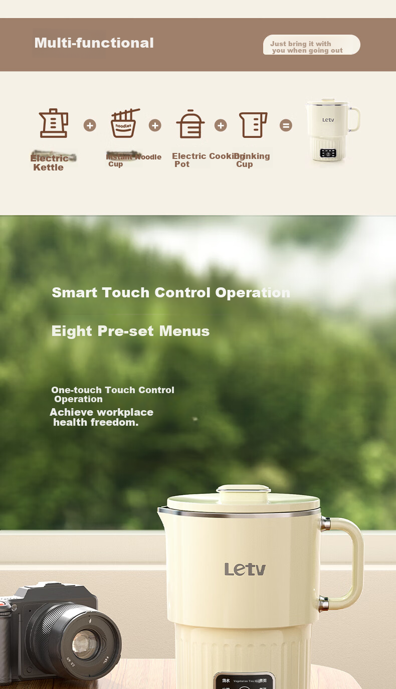 LeTV TV Automatic Water Filling Electric Kettle Bottom Water Supply Embedded Tea Table Kung Fu Tea Kettle Water Boiling Drinking Water Heating Integrated Pump Glass Tea Pot Insulated Brewing Kettle 3