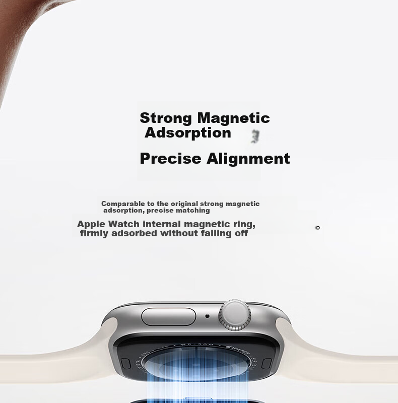 Baseus MagPro Magnetic Apple Watch Wireless Charger 2.5W Compatible with Apple Watch 10/9/8/7/6/5/4/3/2/SE/Ultra 9