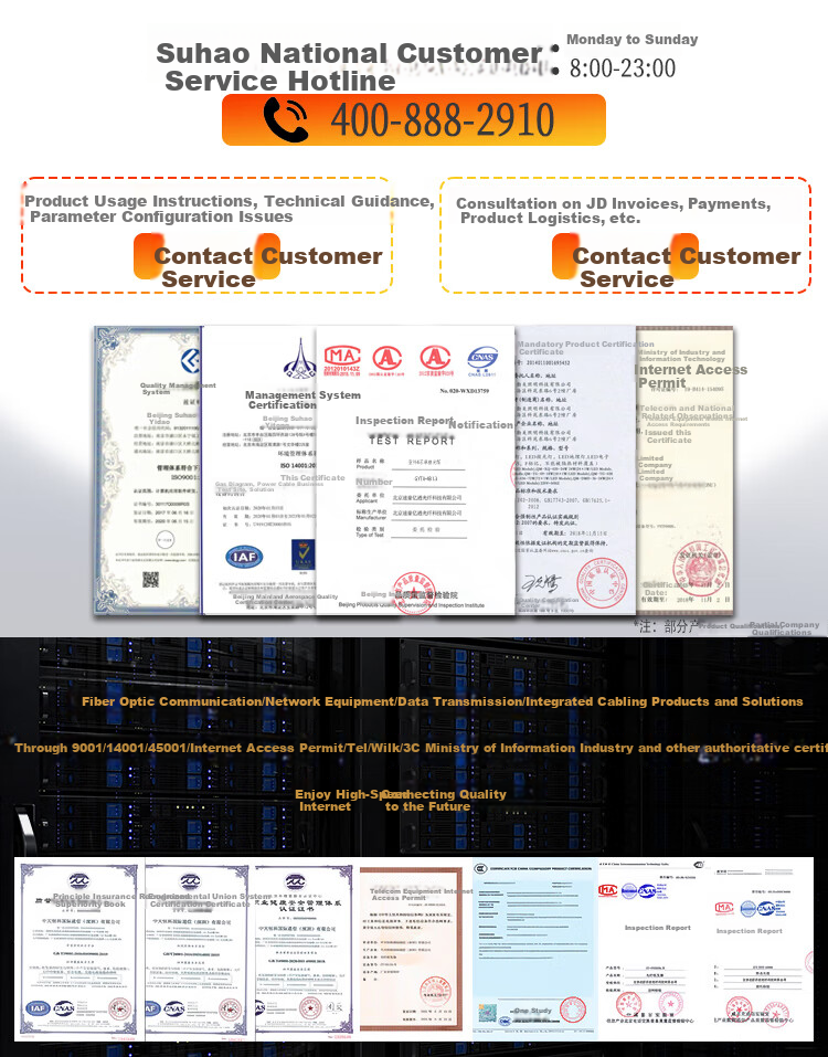 SUHAOGYTA Outdoor Optical Cable, Telecom-Grade National Standard Fiber Optic Cable, 4-Core Cable 1 Meter, Layer-Braided Single-Mode Armored Optical Cable, Outdoor Fiber Optic Line, SH-GYTA 8