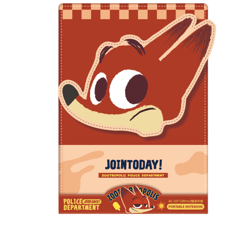 Disney Stationery Notebook, Journal for Students, High-Quality Planner, Thickened Book, Shaped Notebook, Mr. Fox's Diary