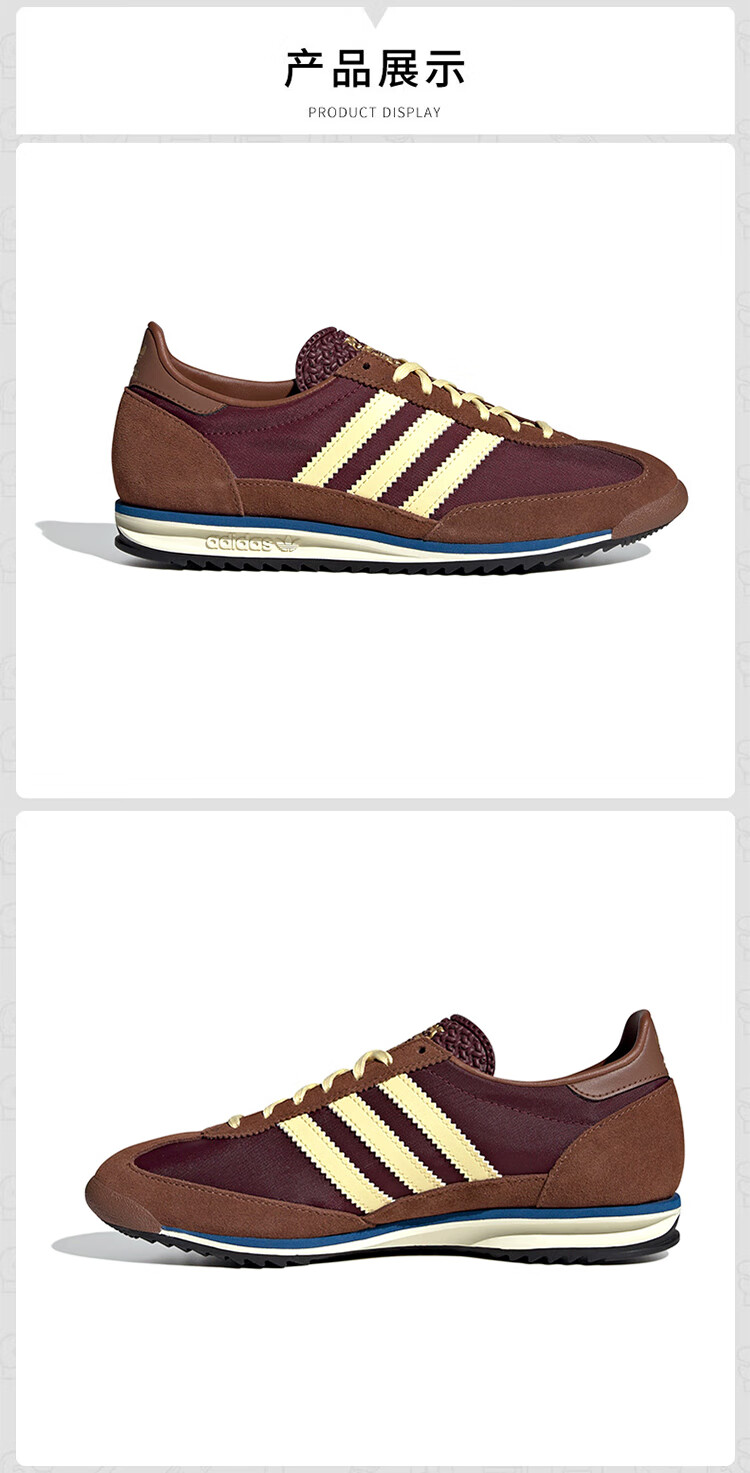 Adidas Women's Trefoil SL72 SHOES Casual Shoes IE3425, Size 37 US4.5 2