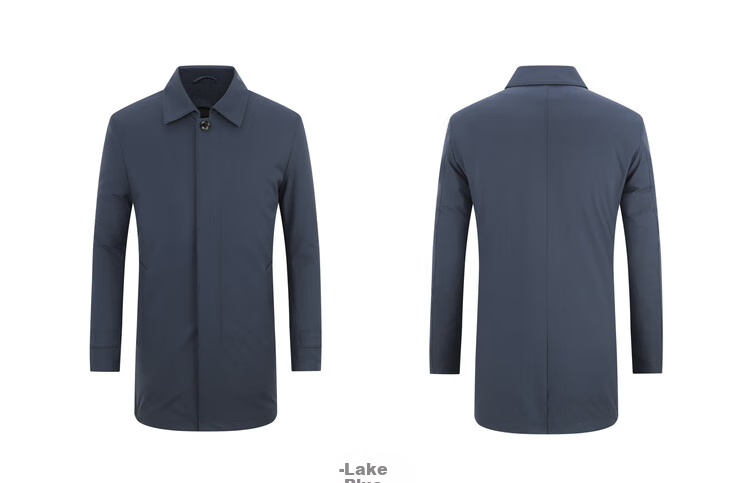 YOUNGOR [Detachable Goose Down Inner Liner Windbreaker] Autumn And Winter Executive Coat, Navy Blue (New), XL (180/100A) 25