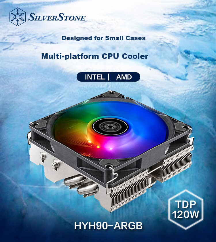 Silverstone FM620Pro Black 6-Heatpipe Dual Tower Air CPU Cooler (High Thermal Conductivity/Reflow Soldering/Multi-Platform/Six Heatpipes) 1