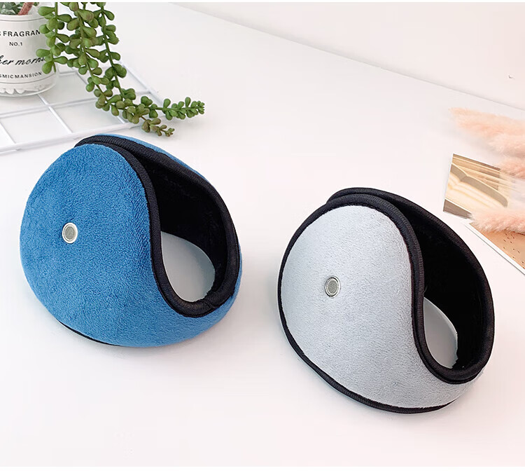 Adandyish Electric Bicycle Ear Protectors, Warm Ear Covers, Plush Ear Muffs, Autumn And Winter Windproof, Warm, Thickened, Back-Style, Warm Brow 11