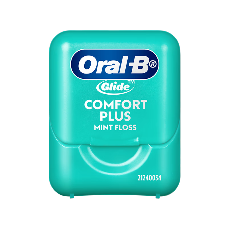 Oral-B Dental Floss, Thin And Smooth Flat Thread, Comfortable Deep Cleaning, Portable, Mint Flavor, 40 Meters, Approximately 90 Uses, New And Old Packaging Mixed Delivery