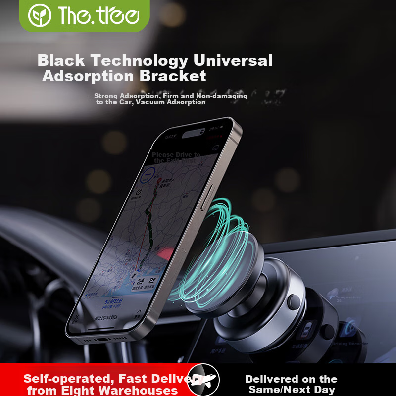 THE TREE Car Phone Holder, Magnetic MagSafe Compatible Car Mount for Tesla And Other Phones