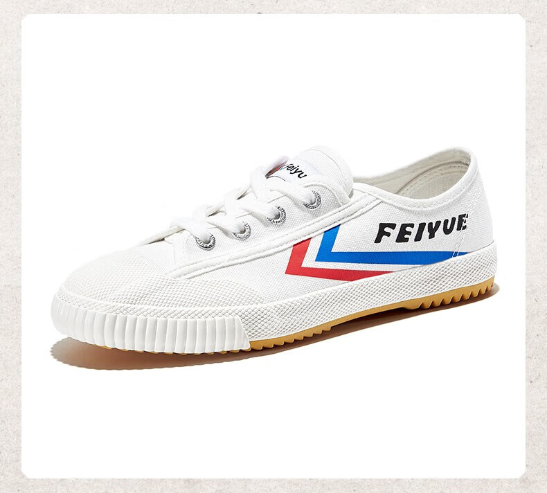 Feiyue Official Men's Canvas Shoes 2026 Summer New Casual Sneakers White Black Size 39 13
