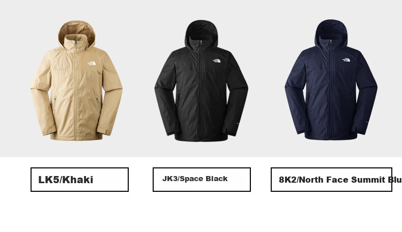 The North Face Men's Outdoor Comfortable Waterproof Breathable Jacket 8EXR Black/JK3 XXL 12