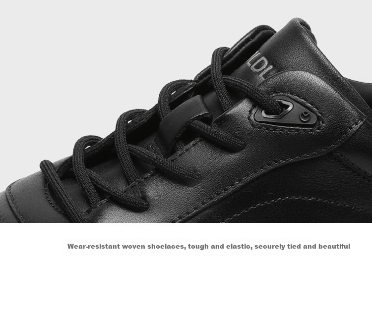 Goldlion Men's Shoes, Thick-Soled Casual Shoes, Soft And Durable Outdoor Trendy Versatile Sneakers, G559430518AAA, Black, Size 39 15