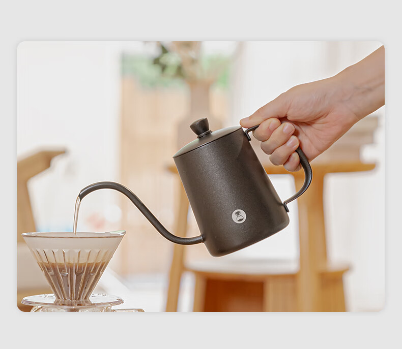 Timemore Pure Pour-Over Coffee Maker, Home Use Pour-Over Kettle, Long Spout Narrow Mouth Kettle 11