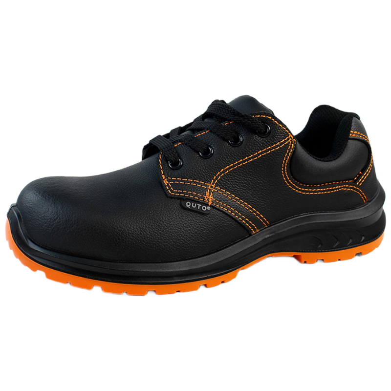 Qutong Labor Protection Shoes Insulated Electrician Shoes 10kV Special National Grid Breathable Cowhide Anti-Smash Size 38 Black