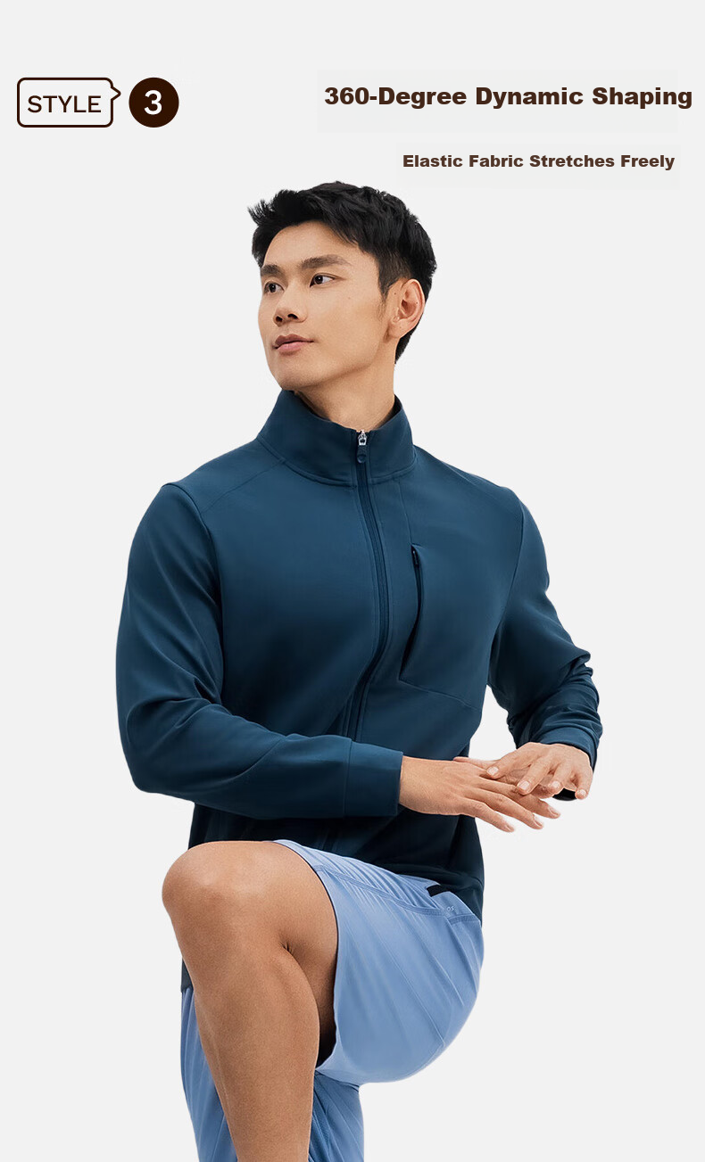 DECATHLON Sports Jacket, Quick-Drying, Breathable, Rainproof, Waterproof, Warm, Windproof, Fitness Windbreaker-4984086 5