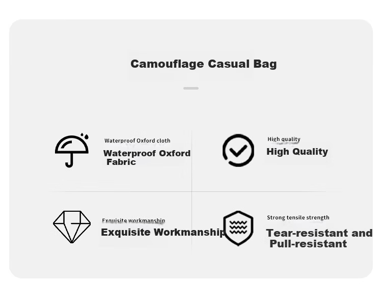 Pangdaidai Thickened Wear-Resistant Waterproof Camouflage Clothing Dust Cover Storage Bag, 80*48cm 2
