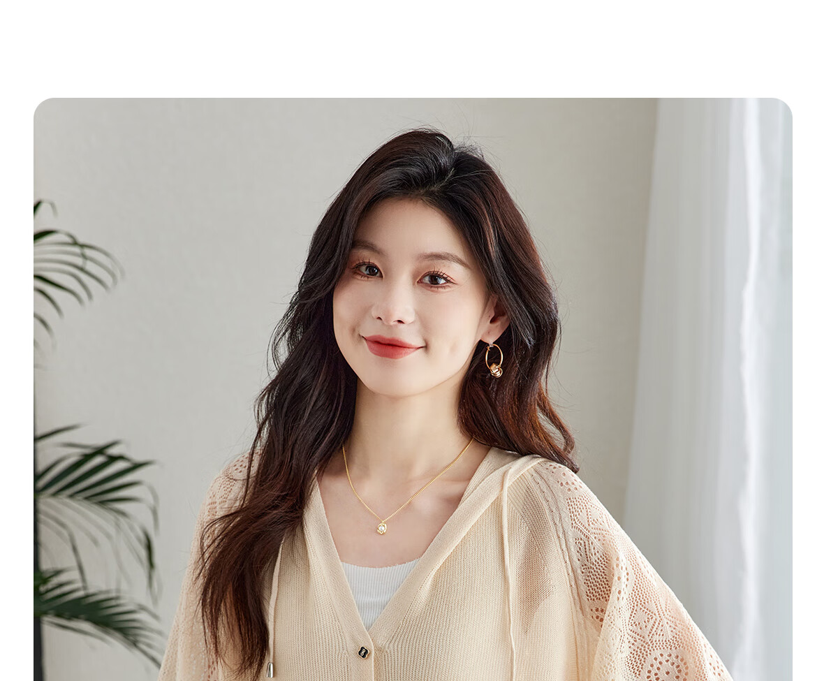 YUZHAOLIN Fashion Ice Silk Knit Cardigan for Women, Thin Outer Layer Short Loose-Fitting Shawl Y52D023 25