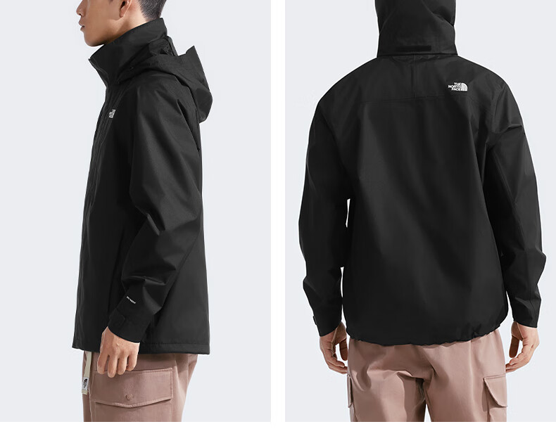 The North Face Men's Outdoor Windproof Single-Layer Hard Shell Jacket 8AUM, Gravel Sand/AWA, XL 5