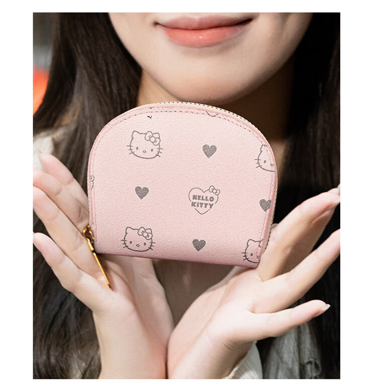 Mesuca X Hello Kitty Collaboration Handbag, Women's Luxury Card Holder, Small Coin Purse for Women, Birthday Gift for Girls 4