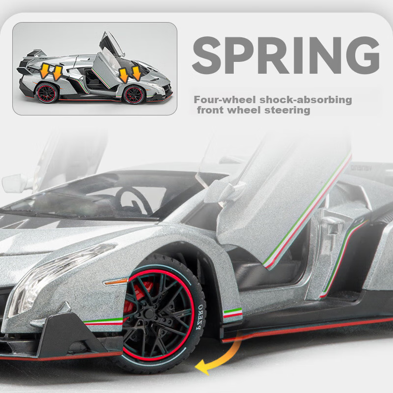 Chiyumoxing VENENO Car Model Toy Gift Box, Alloy Car Model, Boys' Gift 3