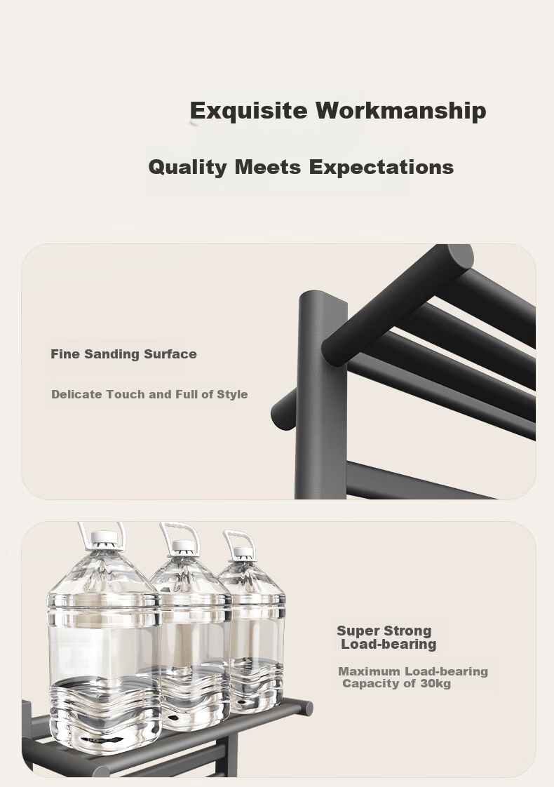 AVONFLOW Xiaoi Pro Electric Towel Rack, Whole Machine Heating And Drying, Carbon Fiber, Timed Intelligent, Moisture-Proof, Dehumidifying Storage, GD30 5
