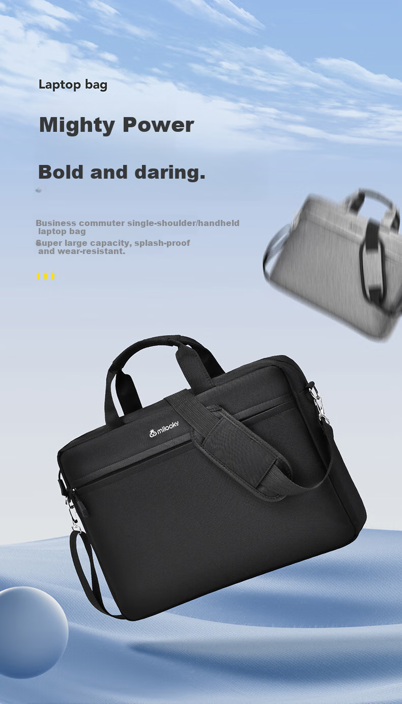 DiyiGongfang Large Capacity Laptop Bag for 13/14 Inch Computers, Handheld And Shoulder Strap, Suitable for Apple, Huawei, Xiaomi, Lenovo Xiaoxin Air/Pro, Dell, HP, ASUS Gaming Laptops, Men's Backpack 1