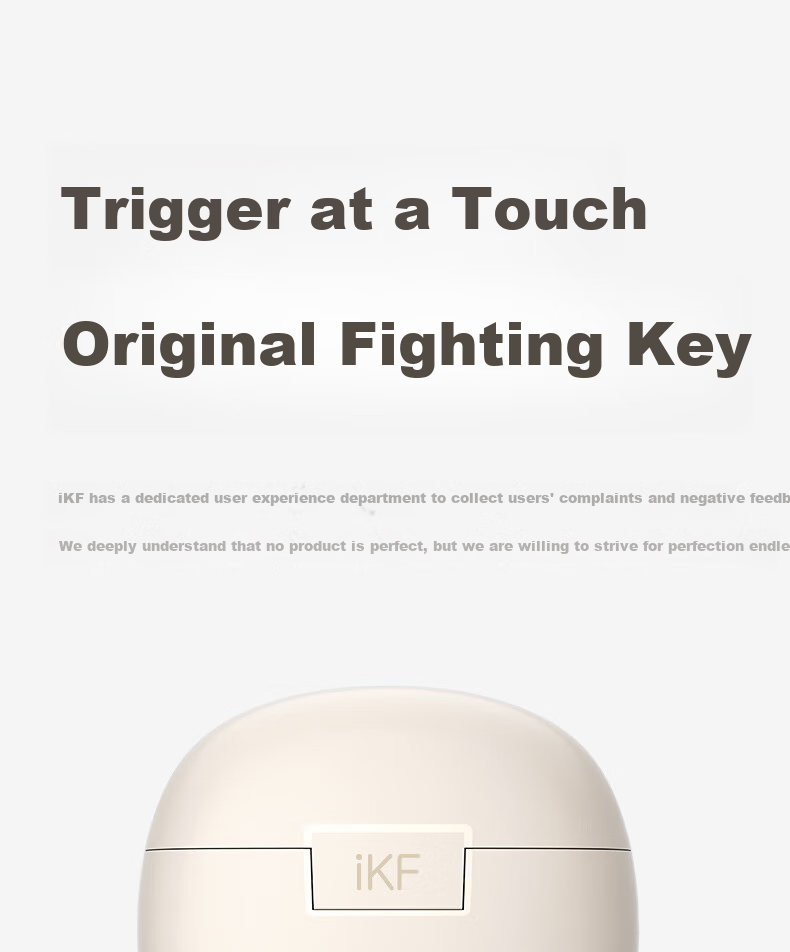 IKF Find Air5 LDAC True Wireless Bluetooth Earbuds Music Sports Semi-In-Ear Gaming Low Latency Dual Host Bluetooth 6.0 Classic White 19