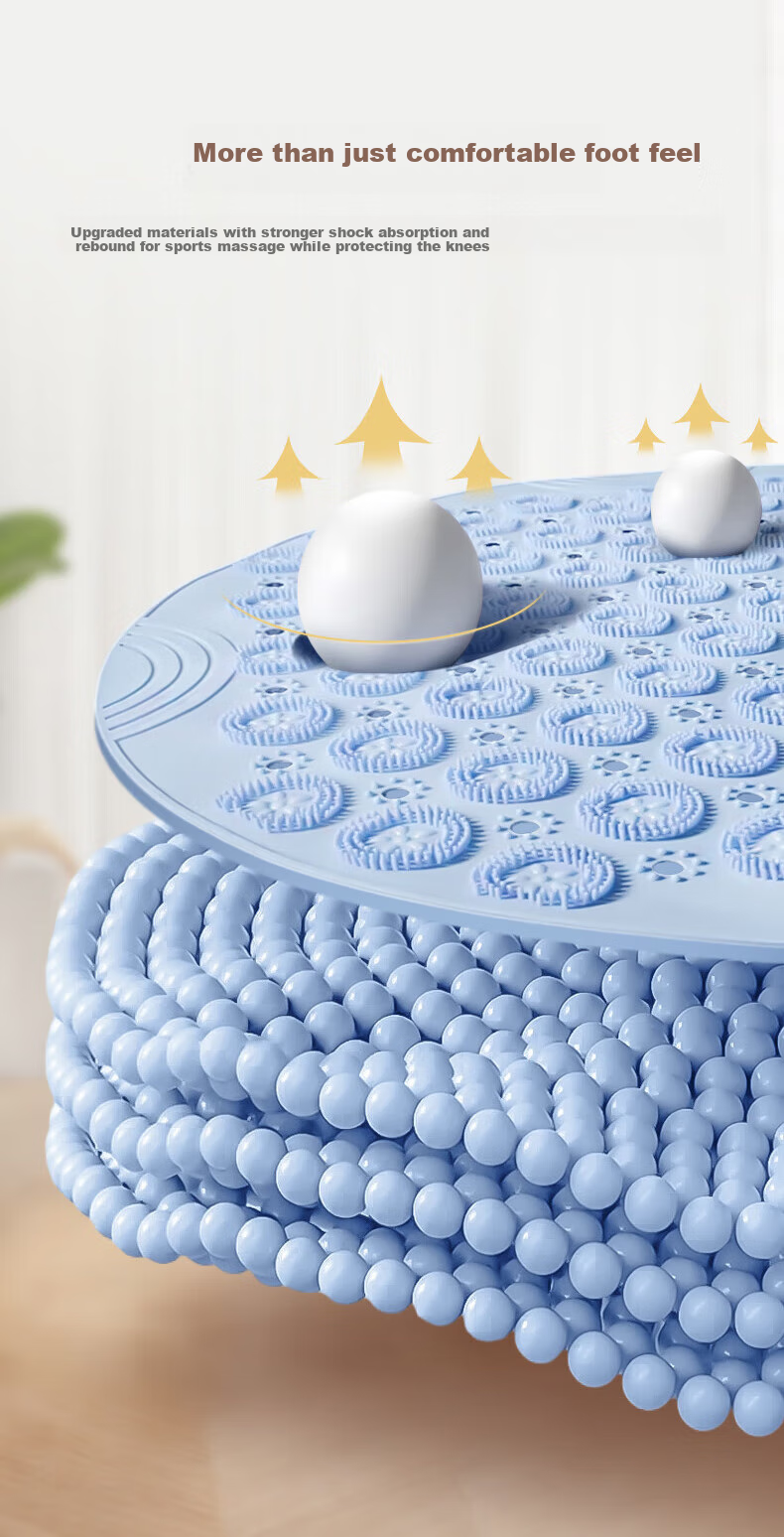 Foot Massage Pad, Slow Jogging Foot Massager, Meridian Dredging Pad for Adults, In-Place Running Mat, Foot Massage Pad 4