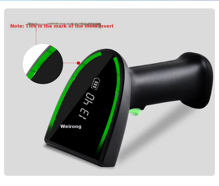 Weirong X11W Pharmaceutical Traceability Code Scanner Gun, Wireless QR Code Scanner with Charging Base, Supermarket Checkout Scanner, Logistics Payment Scanner, Supports Chinese 11