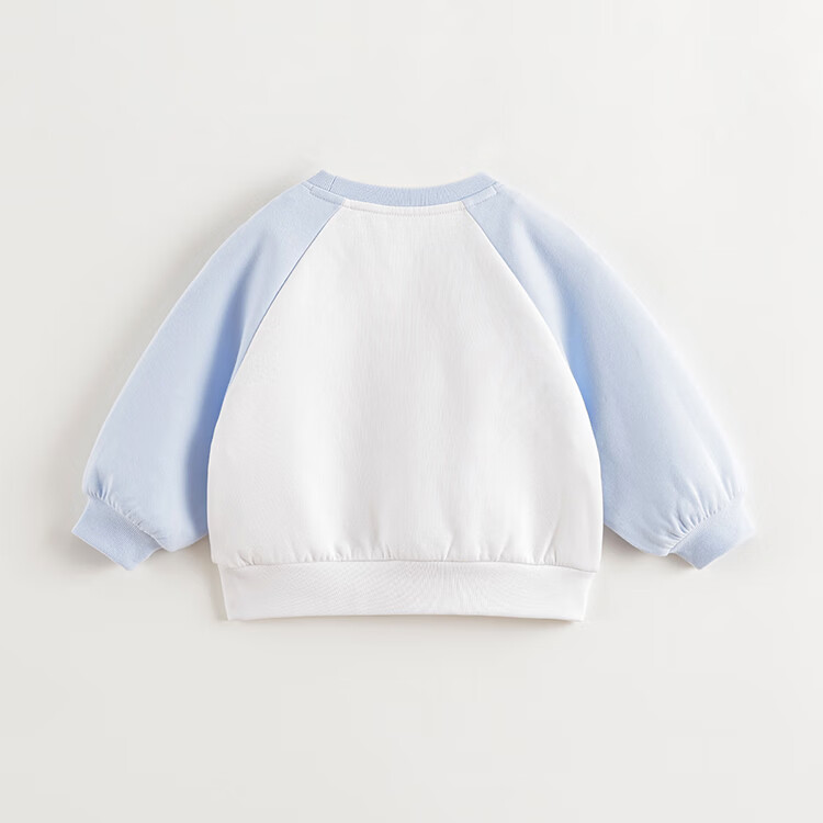 MARC&JANIE Boys' Graffiti Color Block Sweatshirt, Children's Loose Top, Spring 2025 Baby Outfit, 250032