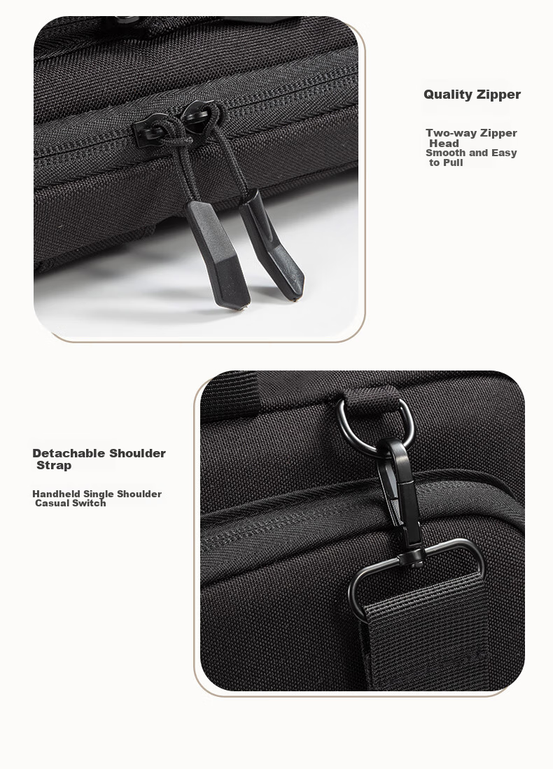 WOMT Inkless Laptop Bag, Handheld, Suitable for 13/14-Inch Laptops, Compatible with Apple, Huawei MateBook, Lenovo Xiaoxin, HP, ASUS, Xiaomi, Business Briefcase for Men And Wome 8