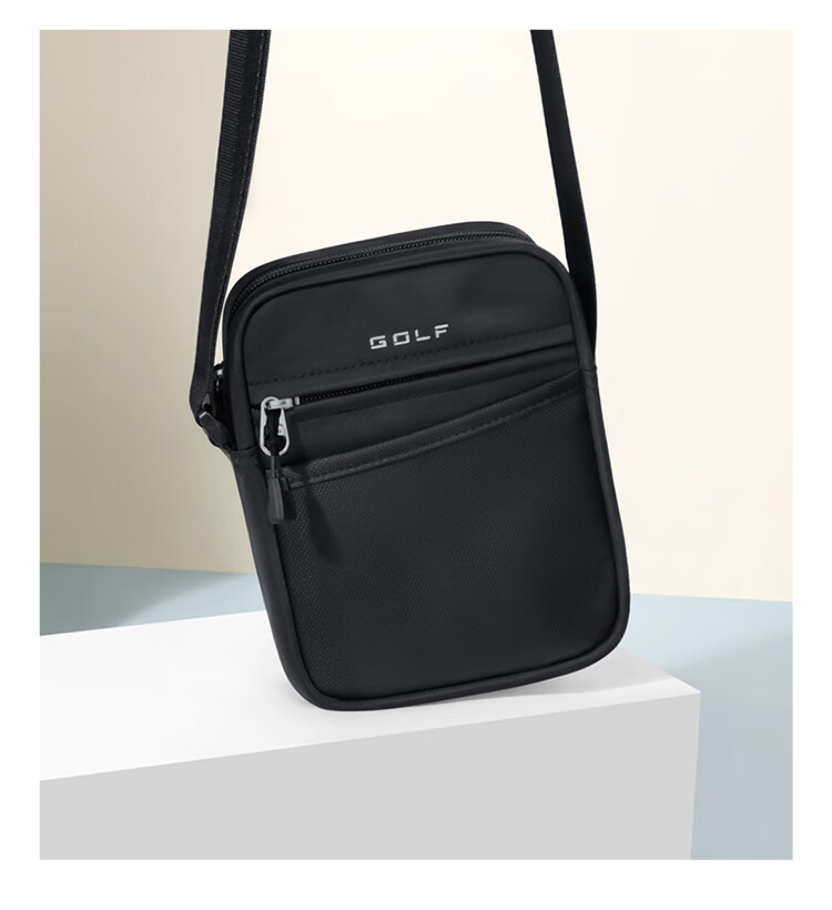 GOLF Shoulder Bag for Men, Casual Crossbody Bag, Lightweight Mini Phone Bag, Versatile Small Backpack, Hanging Bag, Sports Bag 15