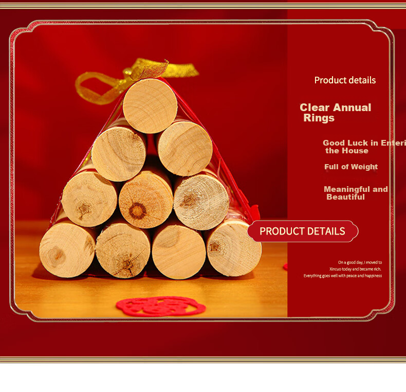 Shicai Auspicious Housewarming Ornament Complete Set for Moving In New Home Living Room Fortune Character Decoration 6