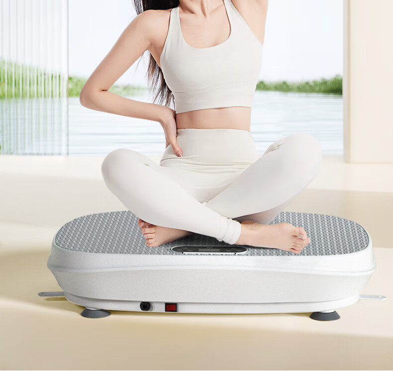 Mdikawe Shaking Machine Fat Burning Equipment Fitness Equipment Rhythm Machine Lazy Full Body Fat Burning Belly Slimming Device Weight Management Pla 2
