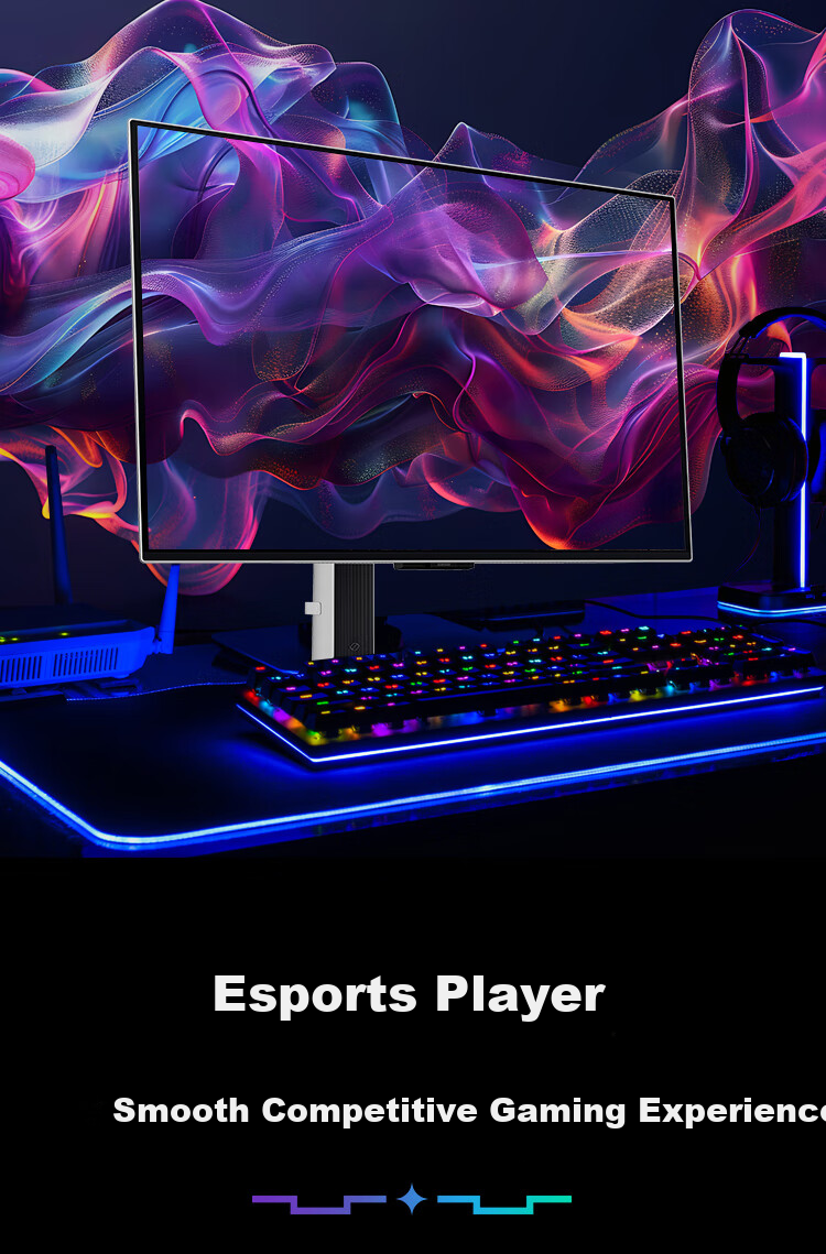 SAMSUNG 27-inch G61SH QD-OLED 2K 240Hz Anti-Glare Ultra-Thin Streamlined Design Gaming Monitor LS27HG612SCXXF 9