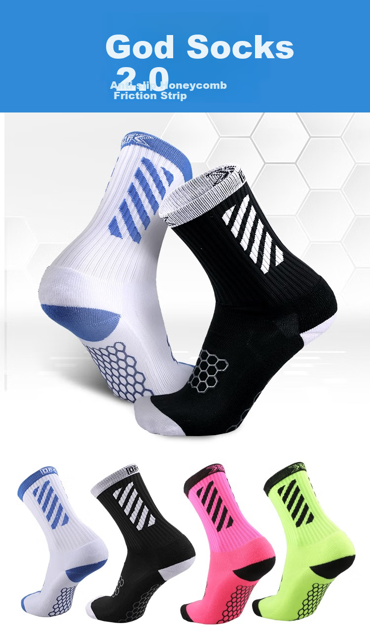 Li Zhizao Xiao Lizi: Li Zhizao Short and Mid-Calf Socks for Men and Women, Adult Sports Non-Slip Shock-Absorbing Towel Bottom Football Socks 4