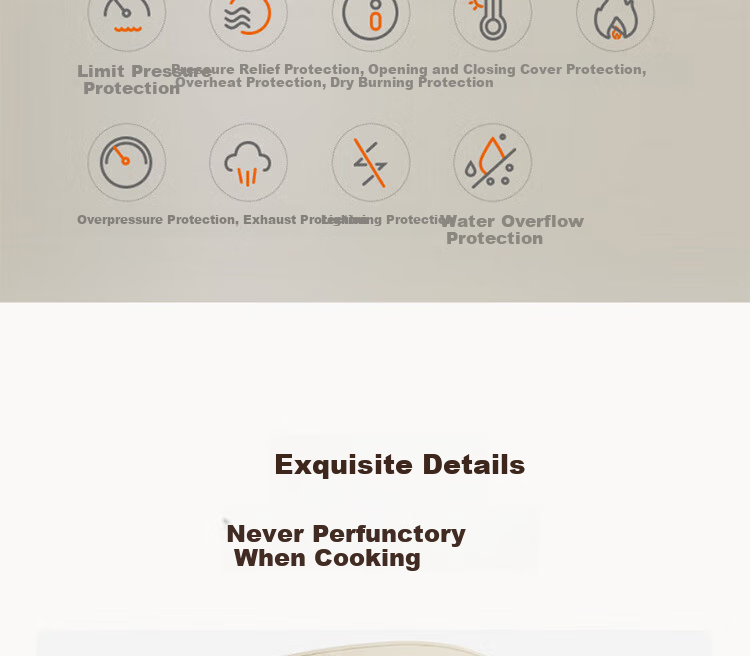 Joyoung Household 3L Pressure Cooker, Non-Coated Stainless Steel Inner Pot, Electric Rice Cooker, Pressure Cooker, 30NS1 31